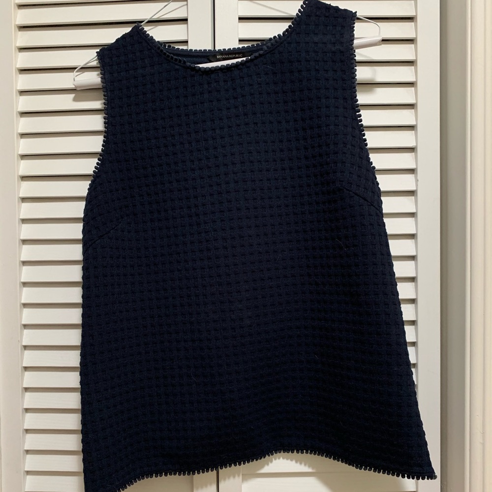 Navy Blue Banana Republic Tank Top